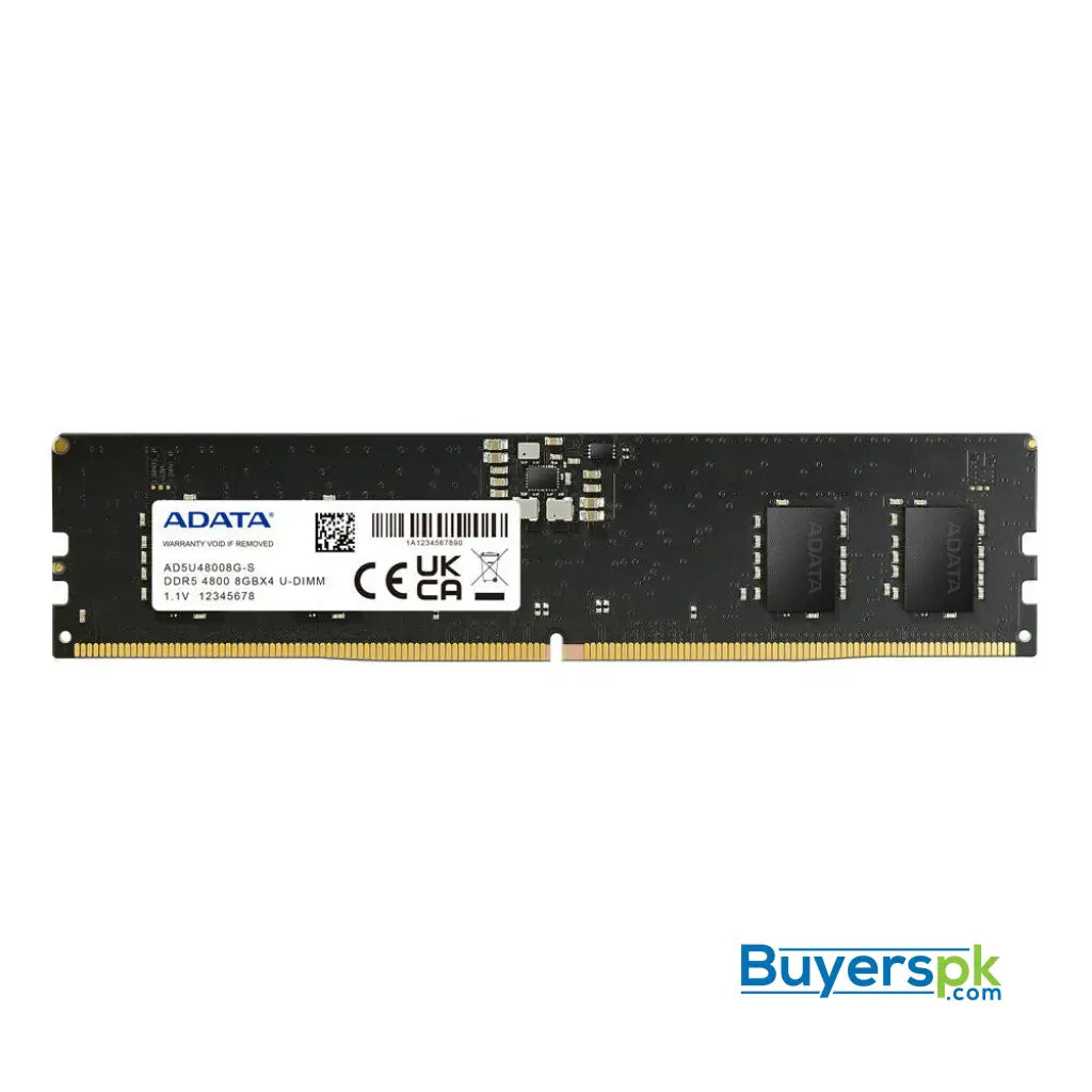 Adata Ram 8gb Ddr5 4800mhz Pc5-38400 - RAM Price in Pakistan Adata Ram 8gb Ddr5 4800mhz Pc5-38400 - RAM Price in Pakistan